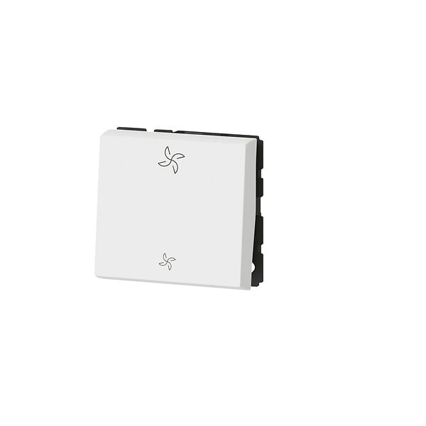 LEGRAND - Commande VMC Mosaic 2 modules Blanc - Interrupteur 10AX - large