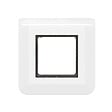 LEGRAND - Plaque Mosaic à vis - Plastique - Blanc - 2 modules - vignette