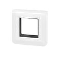 LEGRAND - Plaque Mosaic à vis - Plastique - Blanc - 2 modules - vignette