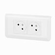 LEGRAND - Kit de prises 2P+T Mosaic - Blanc - 16A - vignette