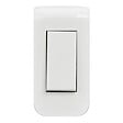 LEGRAND - Kit interrupteur Mosaic étroit 10A - plastique - Blanc - vignette