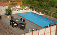 SUNBAY - Piscine bois rectangulaire EVORA - L.620xH.133xP.420cm - vignette