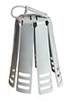 TIBELEC - Lot de 3 supports protecteurs pour spot encastré - Blanc - vignette