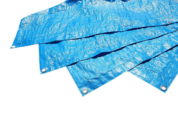GO/ON - Bâche de protection polyéthylène - Bleu - 70g/m² - L.3xl.2m - large