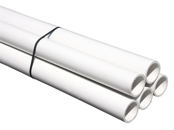 WAVIN - Tube PVC blanc pour évacuation bâtiment - x1 tube - D40mm x L2m - large