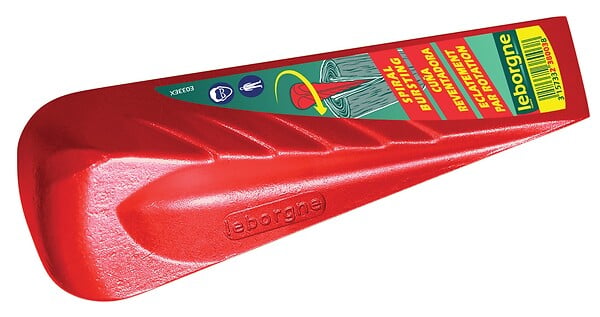 LEBORGNE - Coin éclateur - Acier forgé trempé - Rouge - 2,1 kg - large
