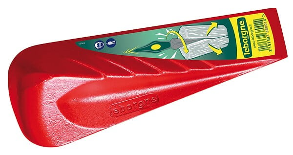 LEBORGNE - Coin éclateur - Acier forgé trempé - Rouge - 2,1 kg - large