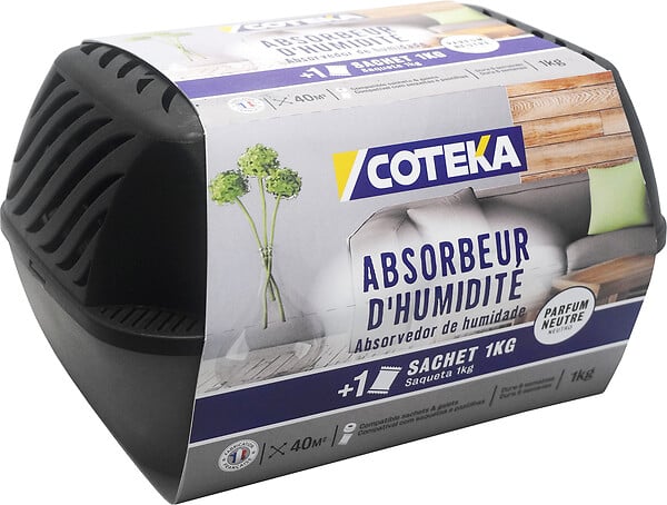 COTEKA - Absorbeur d'humidité sachet 1kg - large