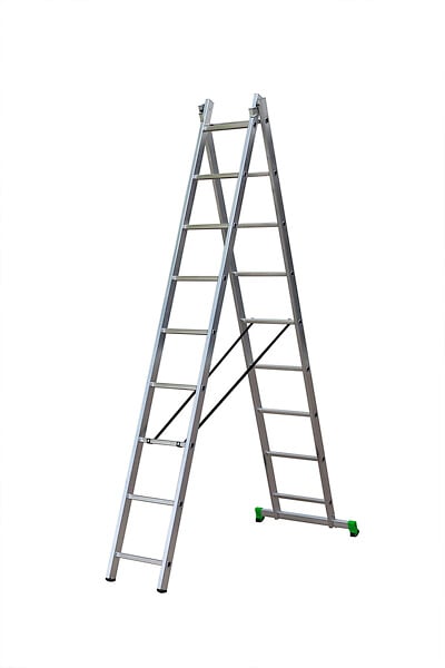 CENTAURE - Échelle transformable 2 plans CLT2 - Aluminium - 2,60-4m - large