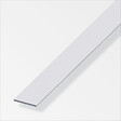 ALFER - Plat 30mm aluminium anodisé argent 1m - vignette