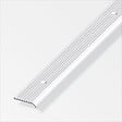 ALFER - Profilé de marche arrondi 25x6mm aluminium rainure percée 2m - vignette