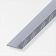 ALFER - Cornière égale grain de riz aluminium brut 29.5x53.6mmx1m - vignette