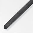 ALFER - Carré plein 10x10mm acier laminé à chaud aluminium gris 2m - vignette