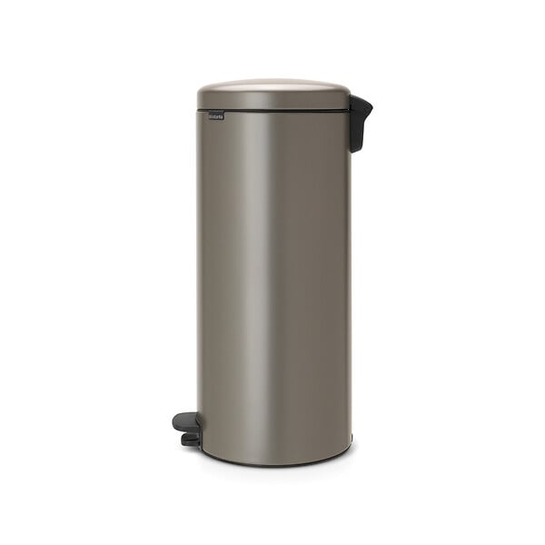BRABANTIA - Poubelle à pédale Newicon - Platine - 30L - large