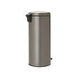 BRABANTIA - Poubelle à pédale Newicon - Platine - 30L - vignette
