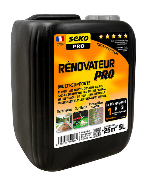 SEKO - Rénovateur nettoyant surfaces extérieures - 5L - large