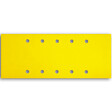 SEA - Patins abrasifs PR33 JAUNE+ - 115x280mm perfo 2x5 - Grain 40 - vignette