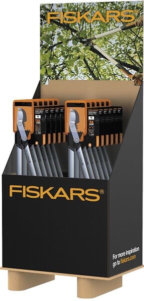 FISKARS - Coupe-branches à crémaillère - PowerGearX L - Coupe 55mm - large