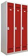 P.HENRY - Vestiaire acier 3 cases - Industrie propre - L90cm - vignette