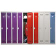 P.HENRY - Vestiaire acier 1 case - Propre - Gris perle bleu - L.30cm - vignette
