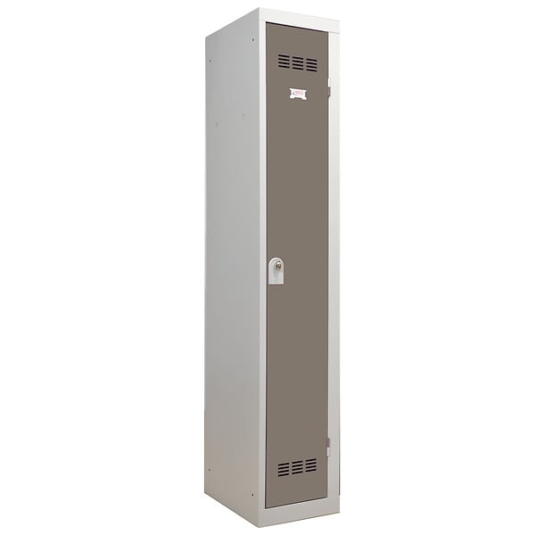 P.HENRY - Vestiaire acier 1 case - Industrie propre - Gris perle - large