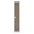 P.HENRY - Vestiaire acier 1 case - Industrie propre - Gris perle - vignette