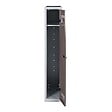 P.HENRY - Vestiaire acier 1 case - Industrie propre - Gris perle - vignette