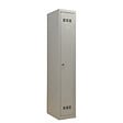 P.HENRY - Vestiaire métallique 1 case - Acier - Gris perle - H180cm - vignette