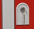 P.HENRY - Vestiaire acier industrie salissante 2 cases - Gris perle - vignette
