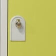P.HENRY - Vestiaire acier industrie propre 2 cases gris perle anis - vignette