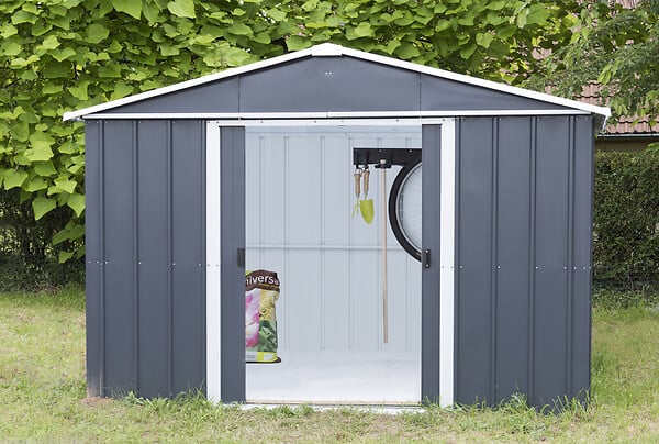 YARDMASTER - Abri de jardin 67AEYZ - Métal - Anthracite - 3.69m2 - large