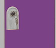 P.HENRY - Vestiaire 12 cases en acier - Gris perle et prune - 180cm - vignette