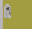 P.HENRY - Vestiaire métallique 2 cases - Gris perle et anis - H.180cm - vignette