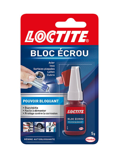 LOCTITE - Colle bloc-écrou - Liquide - 5ml - large