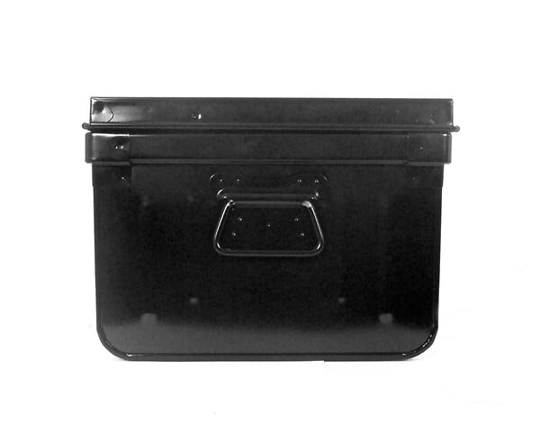 P.HENRY - Coffre en aluminium  - Noir - 60L - 42x57x29cm - large