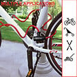 MASTER LOCK - Cable antivol vélo couverture vinyle à clé L.180xd.0.8cm - vignette