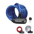 MASTER LOCK - Cable antivol vélo couverture vinyle à clé L.180xd.0.8cm - vignette