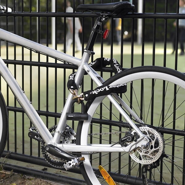 MASTER LOCK - Chaîne antivol vélo avec mini U - large