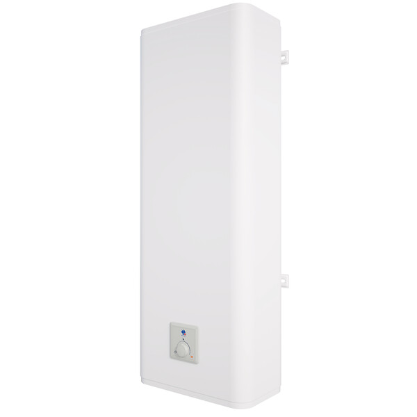 CUMULUS - Chauffe-eau plat 80L - Acier émaillé - Blanc 1500W - large