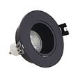 XANLITE - Spot encastrable rond orientable Noir - GU10 - 50W - vignette