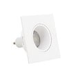 XANLITE - 3 spots encastrables carrés orientables Blanc - GU10 - 5W - vignette