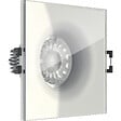 XANLITE - Pack de 3 spots encastrables carrés aluminium blanc IP44 - vignette