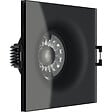 XANLITE - Spots encastrables carrés noirs - GU10 - 50W - IP44 - vignette