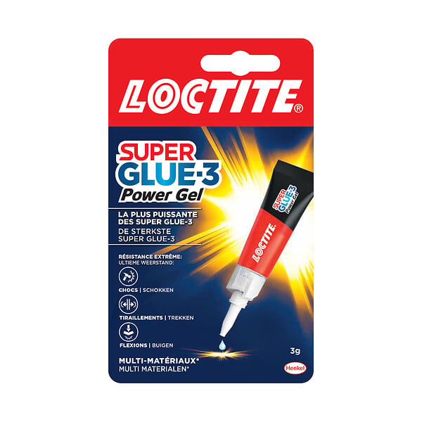 LOCTITE - Colle cyanoacrylate Super Glue-3 Power Gel - 3g - large