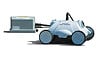 UBBINK PIS - Robot piscine Robotclean 1 Pool - Nettoyage fond - 55 m² - vignette