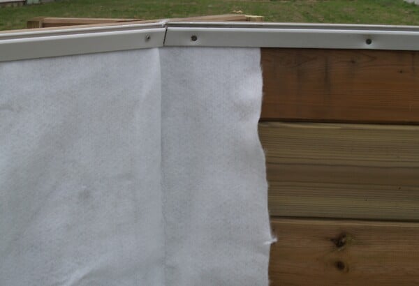 UBBINK PIS - Piscine en bois Océa - Liner bleu - Diam.430xH.120cm - large