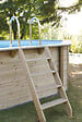 UBBINK PIS - Piscine enterrable Océa en bois - Beige - Diam.510xH.210cm - vignette