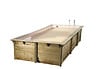 UBBINK PIS - Piscine en bois Sunwater - Liner beige - L.555xH.140xP.300cm - vignette
