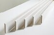 UT BOIS - Plinthes revêtues arrondies MDF - Blanc - Lot de 5 - L.2m - vignette