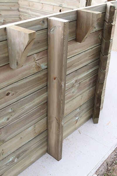 UBBINK PIS - Piscine enterrable Océa en bois - Beige - Diam.510xH.210cm - large